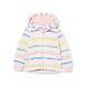 Joules Mädchen Lanie Jacket fleecejacke, Pink Multi Stripe, Einheitsgröße EU