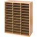 Safco Products Wood/Corrugated Literature Organizer 36 Compartment 9403