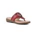 Women's Benedict Sandals by Cliffs in Red Woven (Size 7 M)