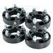 Hex Autoparts 4PCS 1.5 5x4.5 to 5x4.5 (5x114.3mm) Black Wheel Spacers Adapters 1/2 x20 Studs Fits For Ford Mustang Edge Ranger Lincoln Aviator Mercury Mountaineer Mazda Navajo B2500 B3000 B4000