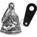 Motorcycle Bell for Bikers Women Men W/ Hanger Biker Bell for Riders Good Luck Riding Bell Moto Accessories