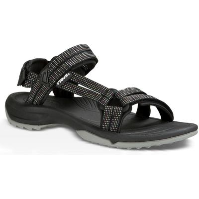 Sandale TEVA "Terra Fi Lite", Gr. 37, schwarz (clbp, city, lights, schwarz, paste), Textil, sportlich, Schuhe Outdoorsan