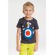 T-Shirt LOGOSHIRT "Snoopy - Target" Gr. 158, grau Mädchen Shirts T-Shirts