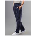 Jerseyhose TRIGEMA "TRIGEMA Freizeithose aus 100% Baumwolle" Gr. XXXL, US-Größen, blau (navy) Damen Hosen Sporthosen