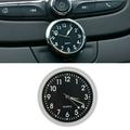 BESVEH Luminous Car Dashboard Air Vent Stick-On Time Clock Quartz Analog Watch Black