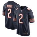 Men's Nike D.J. Moore Navy Chicago Bears Team Color Game Jersey