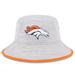 Men's New Era Gray Denver Broncos Game Bucket Hat