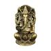 Lord Ganesha Buddhist Statue Elephant God Sculptures Ganesha Figurines Brass Home Garden Buddha Decoration Gift