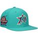 Men's Mitchell & Ness Turquoise Philadelphia 76ers Hardwood Classics 1995 NBA All-Star Weekend Desert Snapback Hat