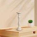 Wooden Candlestick Stand Photo Props Table Centerpiece Candelabra Pedestal Decor Ornament Candle Holder for Home Living Room Party Birthday 37CM