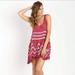 Free People Dresses | Free People Viole And Lace Trapeze Dress Xs Red Polka Dot Sleeveless | Color: Red/White | Size: Xs