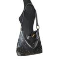 Nine West Bags | Nine West Handbag Women's Black Shoulder Bag Wide Strap Studded Magnet Snap | Color: Black | Size: Os