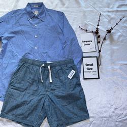 J. Crew Shirts | J Crew Dress Shirt Men Size Small + Gap Men Short Size Small | Color: Blue/White | Size: S