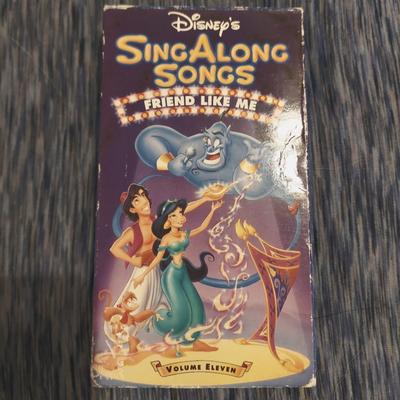Disney Other | Disney Sing Along Songs Vhs Friend Like Me | Color: Blue | Size: Osbb