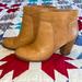 Kate Spade Shoes | Kate Spade Genuine Leather/Suede Pull-On Ankle Boots, Tan, Size 7.5 | Color: Tan | Size: 7.5