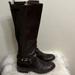 Michael Kors Shoes | Michael Kors Womens Brown Leather Arley Riding Tall Boots Size 9 M | Color: Brown | Size: 9