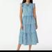 J. Crew Dresses | J. Crew Tiered Cotton Dress | Color: Blue/White | Size: S