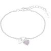s.Oliver Armband 925er Silber lila Damen