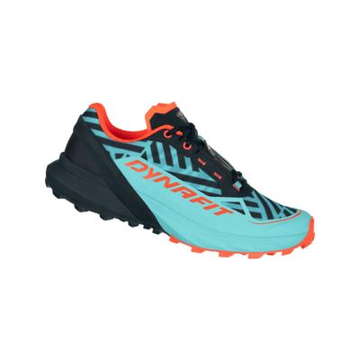 Dynafit Ultra 50 Graphic Trail Running Shoes - Women's Blueberry/Fluo Coral 10 08-0000064083-3019-10