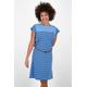 Sommerkleid ALIFE & KICKIN "LeoniceAK Z Shirt Dress Damen Sommerkleid, Kleid" Gr. XL, Normalgrößen, blau (azure) Damen Kleider Sommerkleider