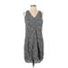 Old Navy Casual Dress - Shift V Neck Sleeveless: Black Dresses - Women's Size Small