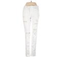 Wax Jean Jeans - Mid/Reg Rise: White Bottoms - Women's Size 5