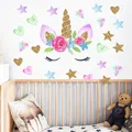 Autocollant Mural Coloré à Motif de Fleur et d'Animal Décoration de Maison pour Chambre d'Enfant