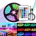 Bande lumineuse Led Bluetooth 5050 5/10/15/20m avec contrôleur Wifi guirlande lumineuse Rgb Usb