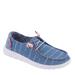 Hey Dude Wendy Patriotic - Womens 9 Blue Slip On Medium