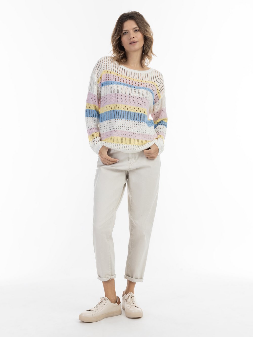 Usha Strickpullover Damen rosa, M/L Image