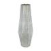 A&B Home Antique Style Geometric Shaped Decorative Flower Vase - Antique Silver