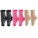 3 Pair Compression Socks for Plantar Fasciitis Achilles Tendonitis Relief - Ankle Compression Sleeve for Heel Spurs Foot Swelling Fatigue & Sprain - Arch Support Brace for Work Gym Sports