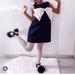 Zara Dresses | Gorgeous Zara Nwt Party Dress W Maxi Bow | Color: Black/White | Size: 11-12