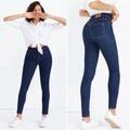 Madewell Jeans | Madewell Curvy High-Rise Skinny Jeans - Size 26p | Color: Blue | Size: 26p