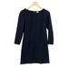 J. Crew Dresses | J.Crew Dress Long Sleeve Zip-Up Ponte Sheath Black F5086 | Color: Black | Size: Xs