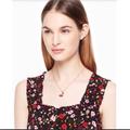 Kate Spade Jewelry | Nwt Authentic Kate Spade Cherry Pendent Necklace Red/Gold | Color: Gold/Red | Size: Os