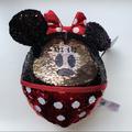 Disney Toys | Disney Parks Nwt Minnie Mouse Reversible Flip Sequin | Color: Black/Red | Size: One Size