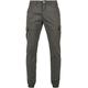 Cargohose URBAN CLASSICS "Herren AOP Glencheck Cargo Jog Pants" Gr. 3XL, US-Größen, grau (darkgrey) Herren Hosen Cargohosen