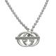 Gucci Jewelry | Gucci Ball Chain Necklace Sterling Silver Interlocking Ag 925 Gucci Gg Double... | Color: Silver | Size: Os