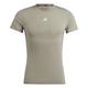 adidas Herren Techfit Langarm T-Shirt, Silver Pebble, L