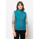 Steppweste JACK WOLFSKIN "ROUTEBURN PRO INS VEST W" Gr. L (42/44), blau (tile, blue) Damen Westen Steppwesten