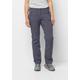 Softshellhose JACK WOLFSKIN "GLASTAL PANTS W" Gr. 38, Normalgrößen, grau (dolphin) Damen Hosen Wanderhosen