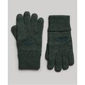 Superdry Men's Essential Plain Gloves Green / Khaki Grit - Size: 1SIZE