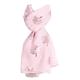 Elegant Baby Pink Mulberry Tree Scarf With Rose Gold Metallic Foil Print Classy Ritzy Scarves Wrap Shawl Ideal Gift