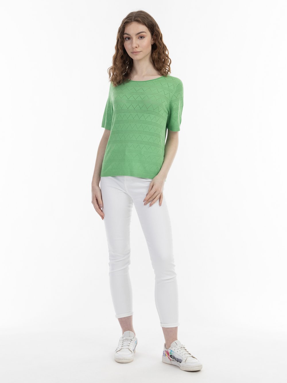MyMo Strickpullover Damen grün, M Image
