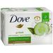 Dove go fresh Cucumber and Green Tea Beauty Bar 4 oz (Pack of 2)