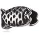 Pasionista Unisex-Beads Fisch 925 Sterling Silber 607115