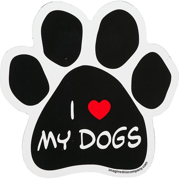 imagine-this-i-love-my-dogs-paw-shaped-car-magnet,-5.5-in,-black/