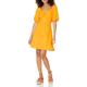 The Drop Mini-Kleid für Damen, Nala, aus Leinen mit Twist-Detail auf der Vorderseite, Mango, XL