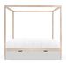 Cubo Zen Bed with Trundle Twin, Made of Solid Maple,